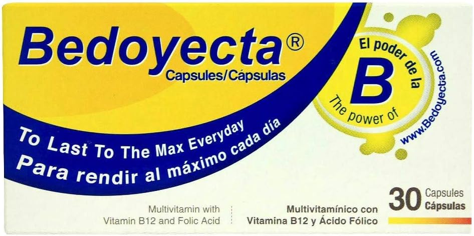 Bedoyecta Multivitamínico, 30 Cápsulas (Pack de 4)