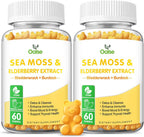 OALSE Gominolas de Sea Moss 8 en 1 - 1800mg Musgo Marino, Clorofila, Vitamina C, D3 y Zinc