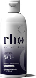 Rho Nutrition Liposomal NAD+ – Liquid Supplement Designed to Help Support Absorption – Active Form of NAD+ Helps Support Normal Cellular Health, Healthy Aging, Energy Metabolism and Overall Vitality
