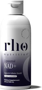 Rho Nutrition Liposomal NAD+ – Liquid Supplement Designed to Help Support Absorption – Active Form of NAD+ Helps Support Normal Cellular Health, Healthy Aging, Energy Metabolism and Overall Vitality