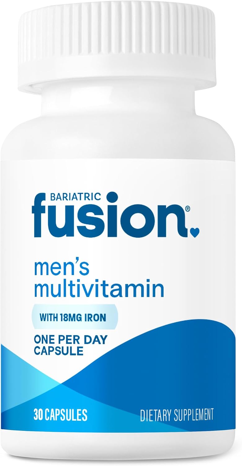 Bariatric Fusion Multivitamínico para Hombres con Hierro – Fórmula diaria para cirugía bariátrica – 30 Cápsulas