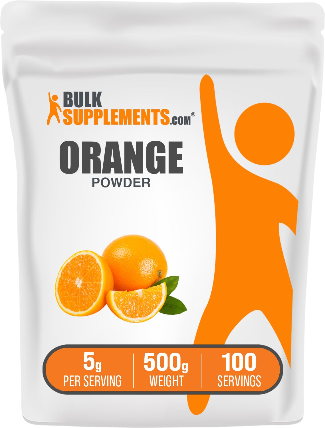 BulkSupplements Polvo de Naranja - Polvo de – Fácil de digerir: Al ser un polvo fino, se mezcla fácilmente con – Image 1