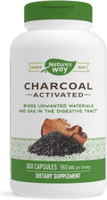 Nature's Way Carbón Activado, 560mg por dosis, 360 Cápsulas