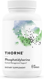 THORNE Phosphatidylserine - 60 Cápsulas - Apoyo a la Función Cerebral, Memoria y Enfoque