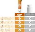 Seltz Multivitamínico en Comprimidos Efervescentes con Luteína, Antioxidante Diario y Apoyo a la Salud Ocular, Get Up and Go, Sabor Tropical, Se Disuelve en Agua, 120 Comprimidos, Paquete de 6
