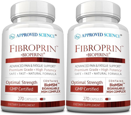 Approved Science Fibroprin - Alivio de molestias nerviosas y musculares - 540 cápsulas