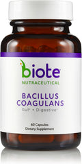Biote Nutraceuticals Bacillus Coagulans - Probiótico para la Salud Digestiva (60 Cápsulas)