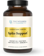 The Wellness Company Spike Support – Detox, Salud Inmunitaria, Flujo Sanguíneo – Nattokinasa, Raíz de Diente de León y Extracto de Black Sativa | 60 Cápsulas (1 Mes)