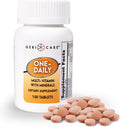 GeriCare Multivitamínico Diario con Minerales para Hombres y Mujeres, 100 Comprimidos