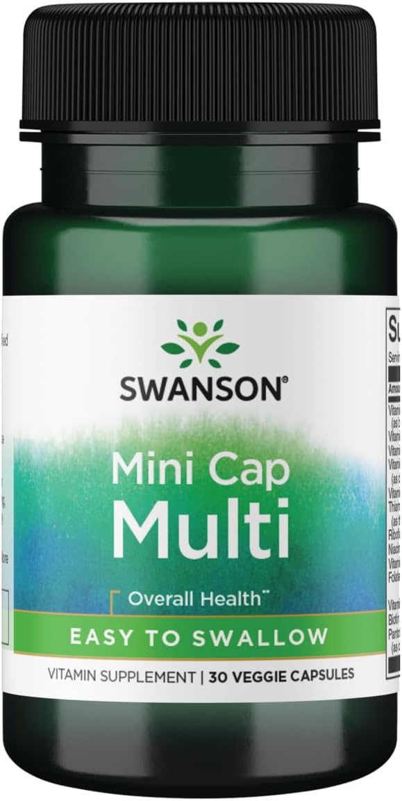 Swanson Multivitamínico Diario Sin Minerales, 30 Cápsulas Vegetales