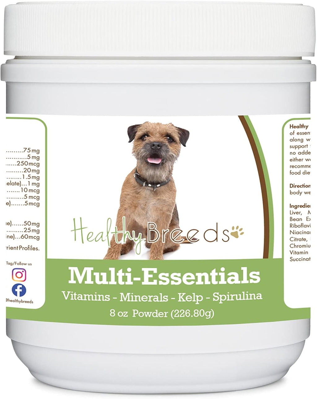 Healthy Breeds Border Terrier Multi-Essentials Powder para Perros - 227 g
