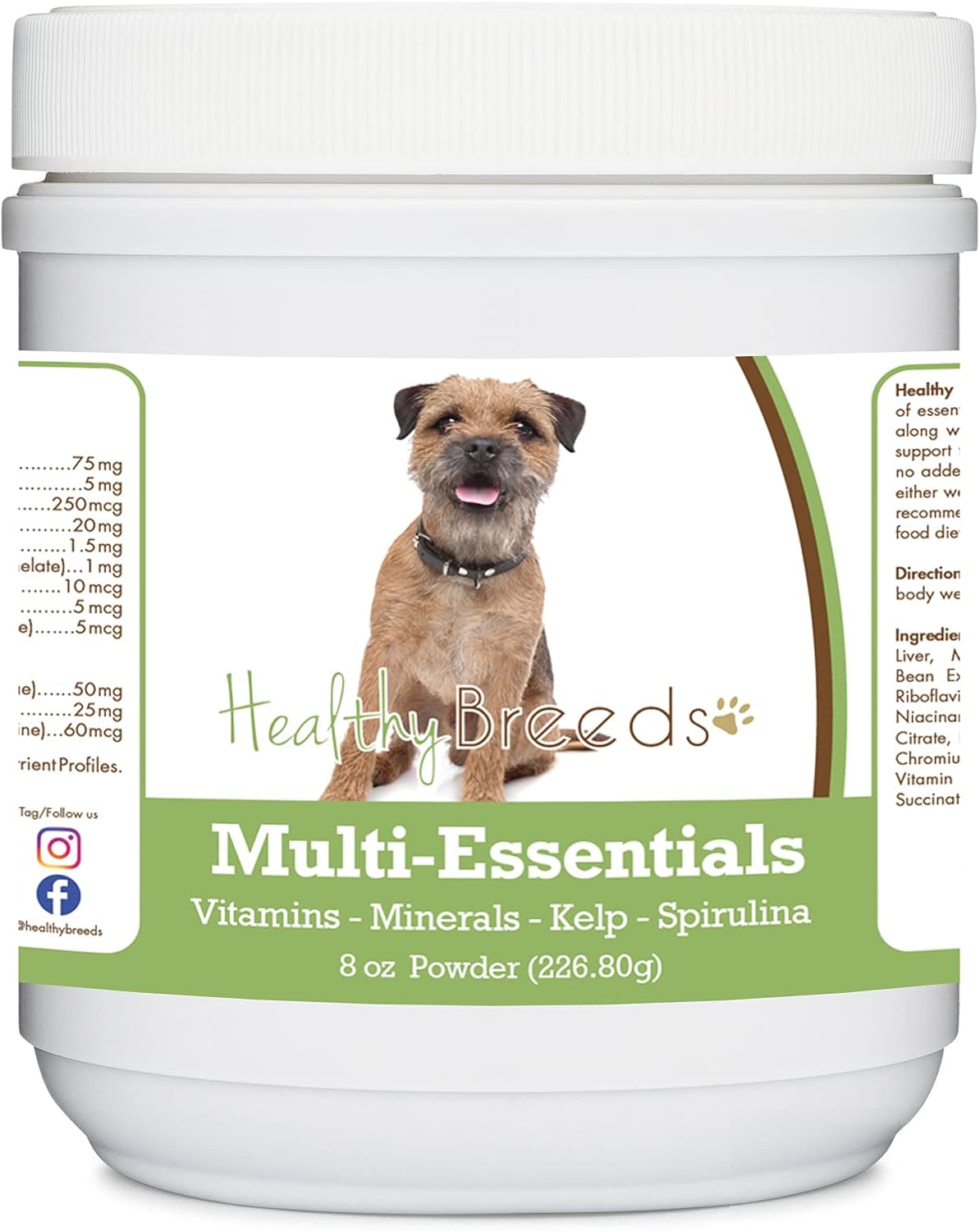 Healthy Breeds Border Terrier Multi-Essentials Powder para Perros - 227 g