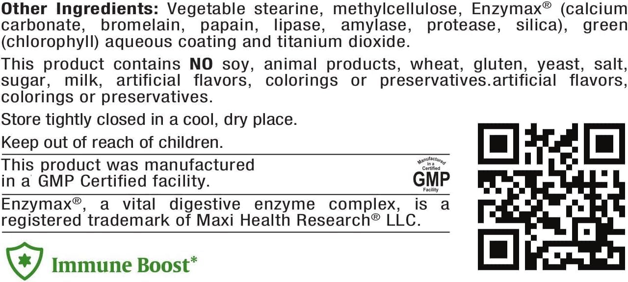 Maxi Health Vitamina C 1050mg – Buffered C Complex con Ascorbato de Calcio y Bioflavonoides – Liberación Prolongada – 90 Tabletas