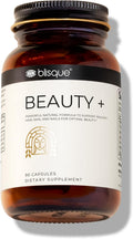 Blisque BEAUTY+ - Biotina y Ácido Hialurónico para Cabello, Piel y Uñas