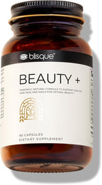 Blisque BEAUTY+ - Biotina y Ácido Hialurónico para Cabello, Piel y Uñas