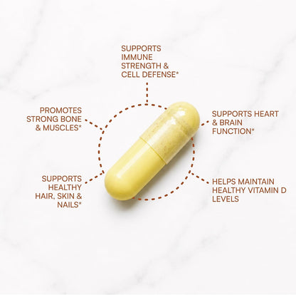 Advanced Vitamin D Women's Formula con Luteína y Biotina, 60 Cápsulas Vegetales – Image 3