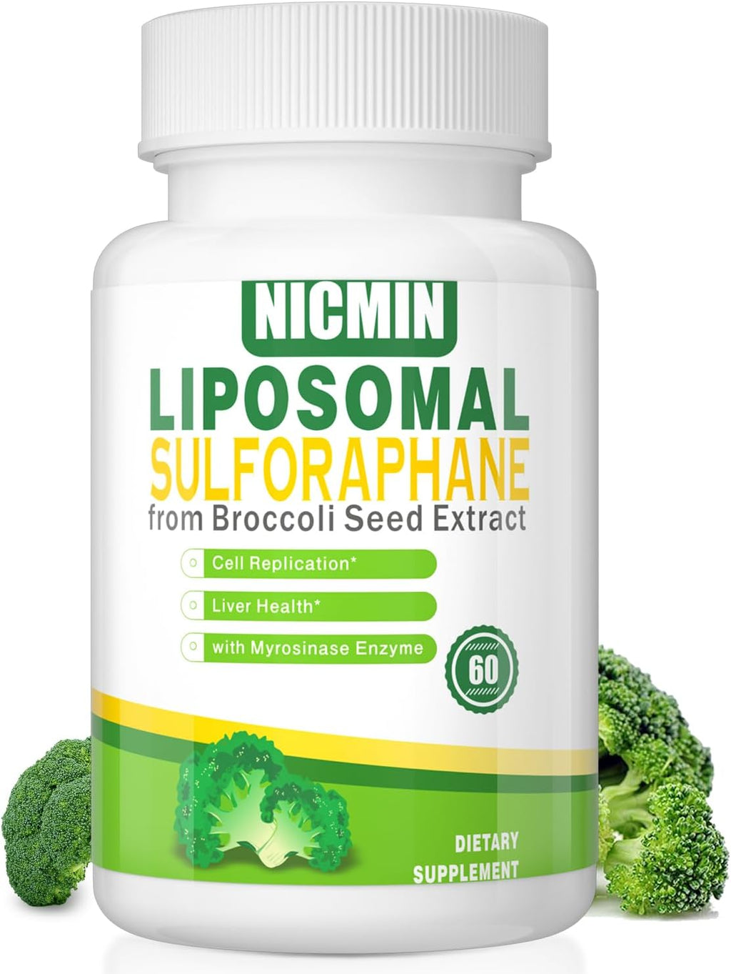 NICMIN Sulforafano Liposomal 550mg - 60 Cápsulas