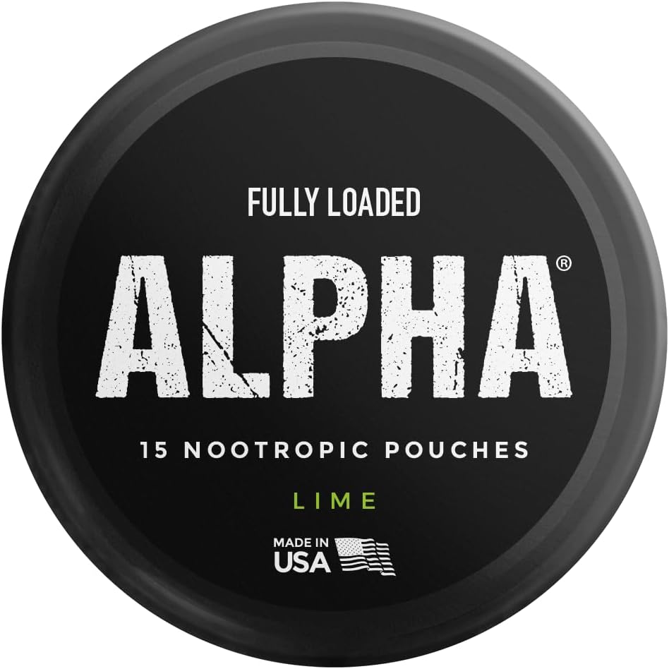 Fully Loaded Alpha Nootropic Pouches (Lime) - 5 Cans