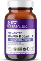 New Chapter Complejo Vitamina B Fermentado – 60 Cápsulas – 1 al Día – Vegano y Ecológico