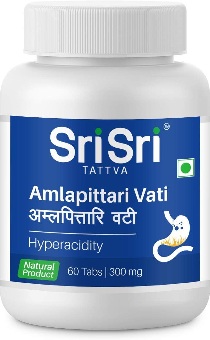 Sri Sri Tattva Amlapittari Vati - 60 Comprimidos