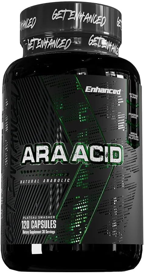 Enhanced Labs Ácido Araquidónico 350mg - 120 Cápsulas