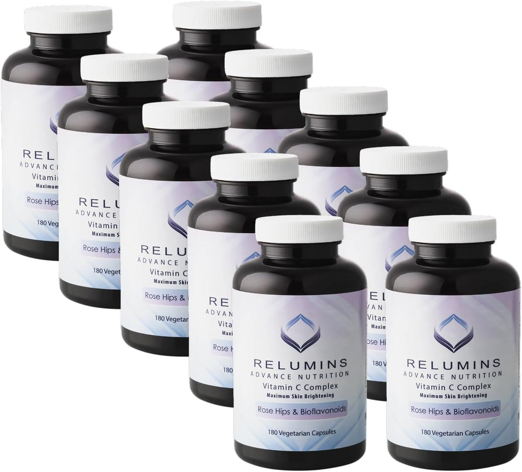Relumins Vitamin C 1000 mg with Rosehip - 180 Capsules (Pack of 10)