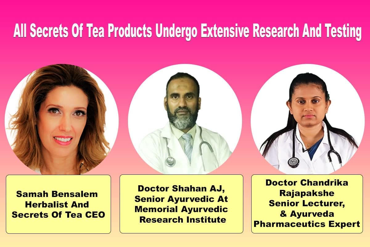 Secrets Of Tea Vidalocity Women's Fertility Support - Complejo Natural con D-Chiro-Inositol, Folato y Myo-Inositol - 60 Cápsulas Vegetarianas