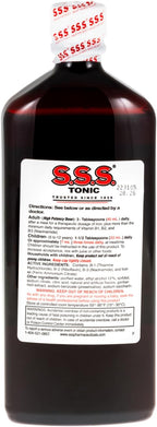 S.S.S. Tonic – Suplemento Líquido de Hierro y Complejo B (B1, B2, B3) – 20 fl oz