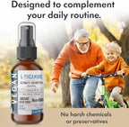 GIVOL Spray Líquido de L-Teanina (200mg) y Vitamina C (150mg) - Sabor Melocotón - 60 ml (60 dosis)