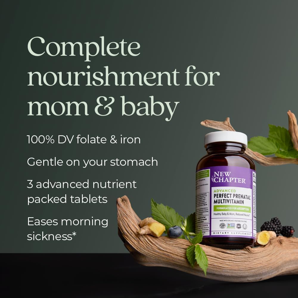 New Chapter Advanced Perfect Prenatal Vitaminas - 270 comprimidos