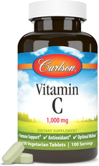 Carlson - Vitamina C 1.000 mg, 100 Comprimidos