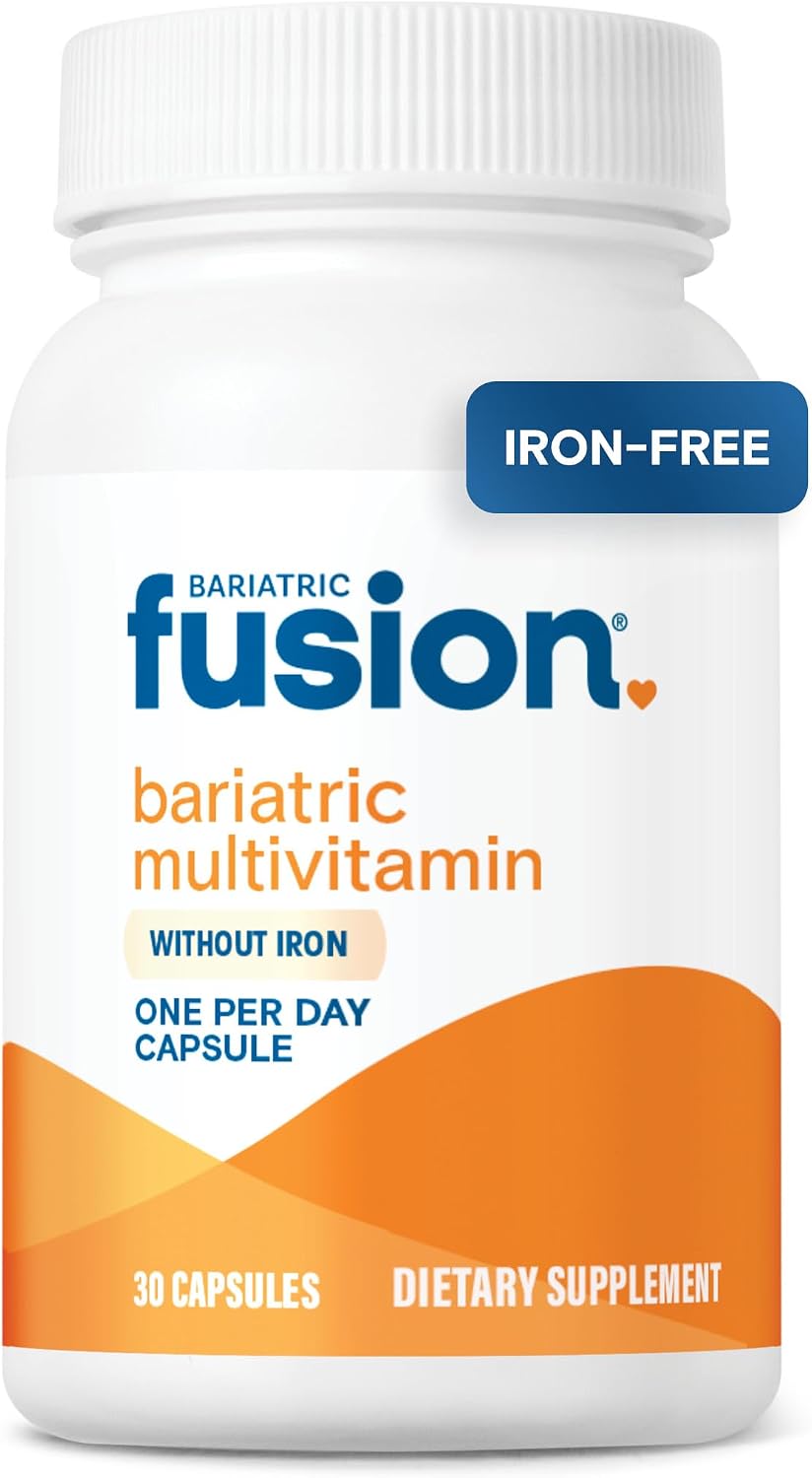 Bariatric Fusion Multivitamínico Bariátrico Sin Hierro – 60 Cápsulas (1 Mes)