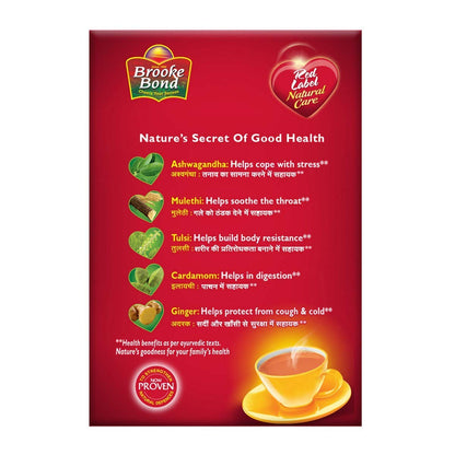 Brooke Bond Red Label Natural Care con 5 – Jengibre: tradicionalmente utilizado en infusiones por su sabor picante – Image 2