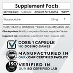Nootropics Depot Triacetyluridine TAU 25 mg Cápsulas - 60 Unidades