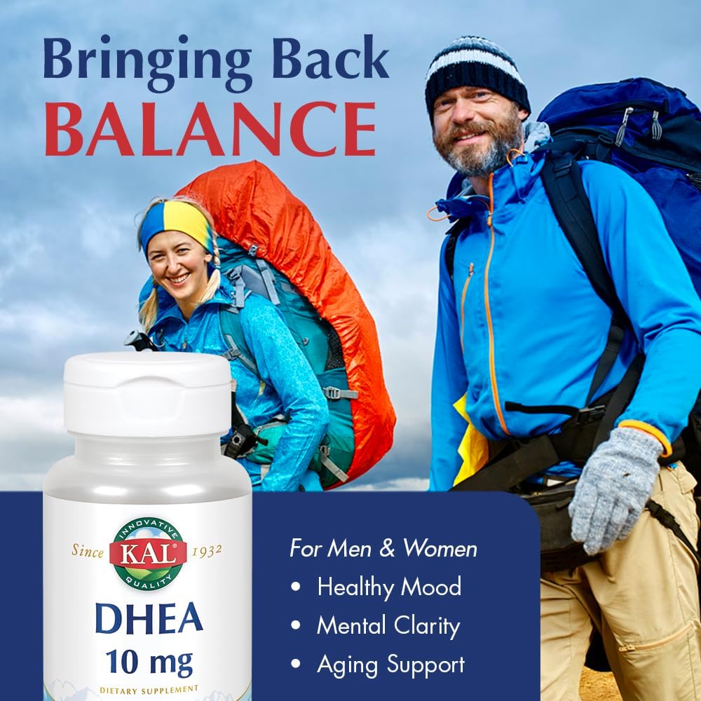 KAL DHEA-10 Comprimidos, 10 mg, 60 Comprimidos