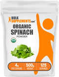 Polvo de Espinaca Orgánica BulkSupplements - 500g