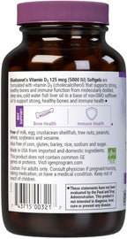Bluebonnet Nutrition Vitamina D3 2000 IU, 100 Softgels