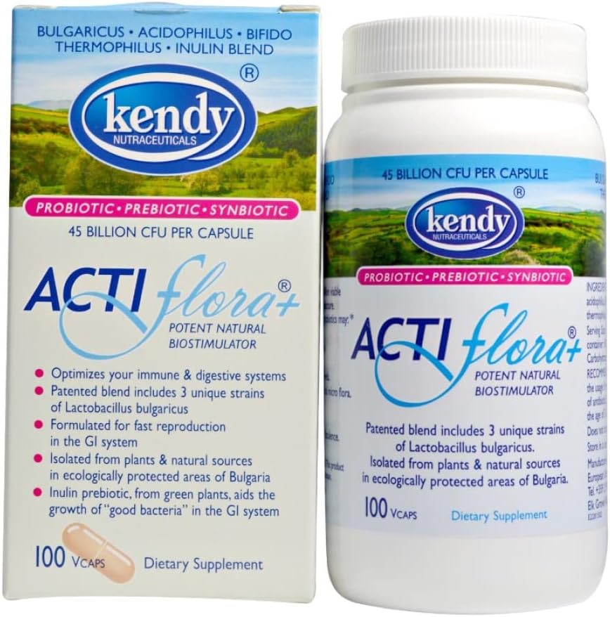 Actiflora+, Potent Natural Biostimulator, 100 Cápsulas Vegetales