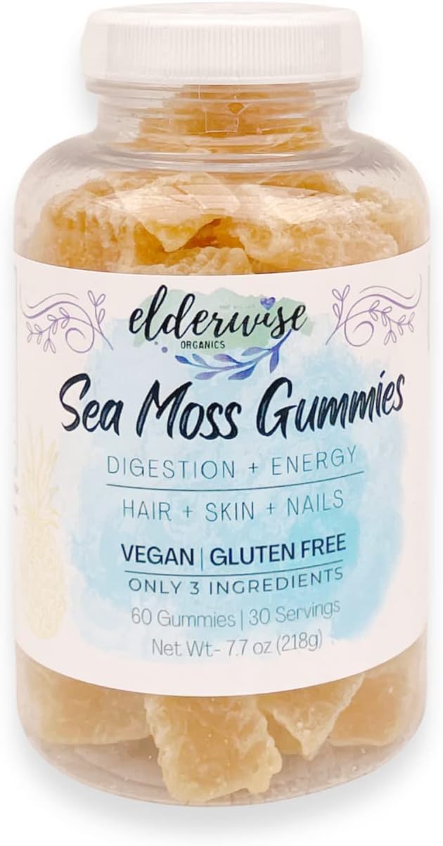 Elderwise Organics Made With Love Sea Moss – Musgo marino: la base del producto, seleccionado por su pureza y – Image 1