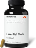 Momentous Essential Multivitamin – Complejo de Vitaminas y Minerales para Hombres y Mujeres