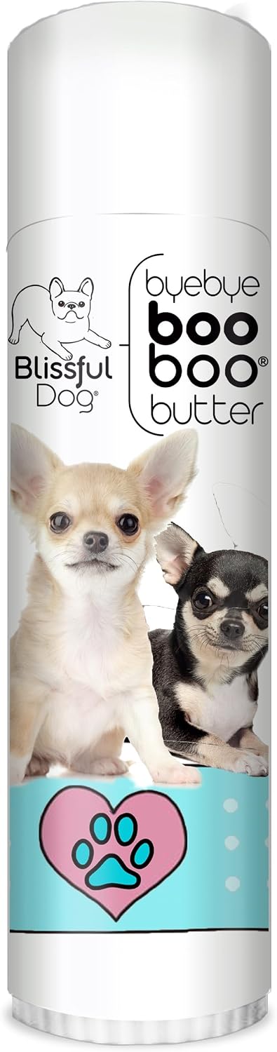 The Blissful Dog Tubo de 0.50 oz Mantequilla Booboo para Chihuahua