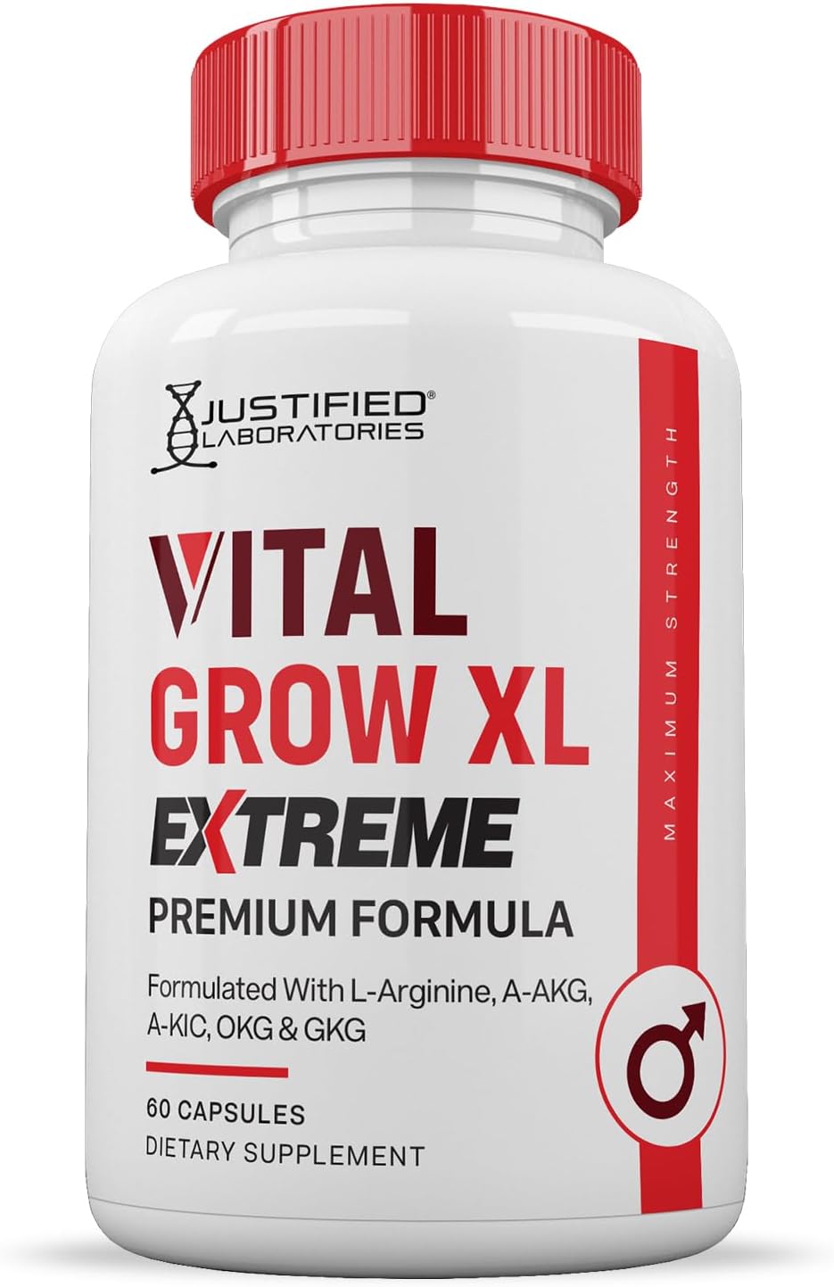 Vital Grow XL Extreme Pills 1600MG – Fórmula Premium para la Salud Masculina (60 Cápsulas)