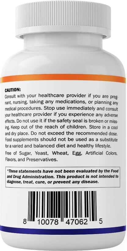 Ácido Fólico 5 mg (5000 mcg) 360 Comprimidos – Personas con niveles elevados de homocisteína: El ácido fólico – Image 8