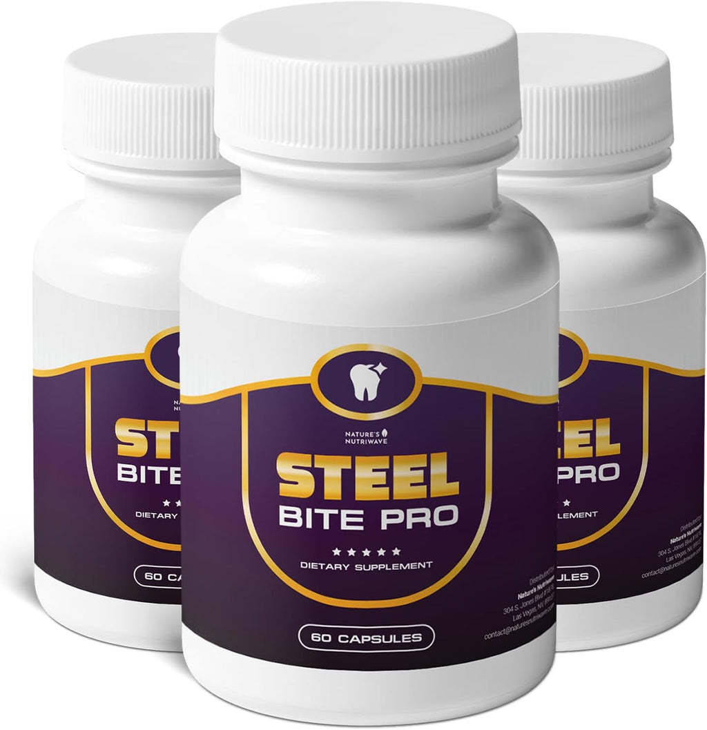 Steel Bite Pro – 23 Ingredientes Vegetales – 60 Cápsulas