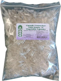 Capsule Connection Bulk Wholesale Empty Vegetable Capsules, Tamaño 0, Veganas y Vegetarianas, 1000 uds. Bolsa Resellable