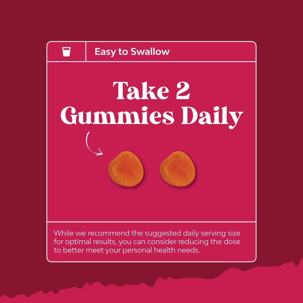 Fertility Gummies para Mujeres – Gominolas de Inositol con Myo-Inositol, Ácido Fólico y Vitex – Sabor Melocotón – 60 Unidades