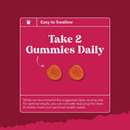 Fertility Gummies para Mujeres – Gominolas de Inositol con Myo-Inositol, Ácido Fólico y Vitex – Sabor Melocotón – 60 Unidades