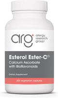 Allergy Research Group Esterol Ester C – Vitamina C tamponada con bioflavonoides y quercetina, 200 cápsulas