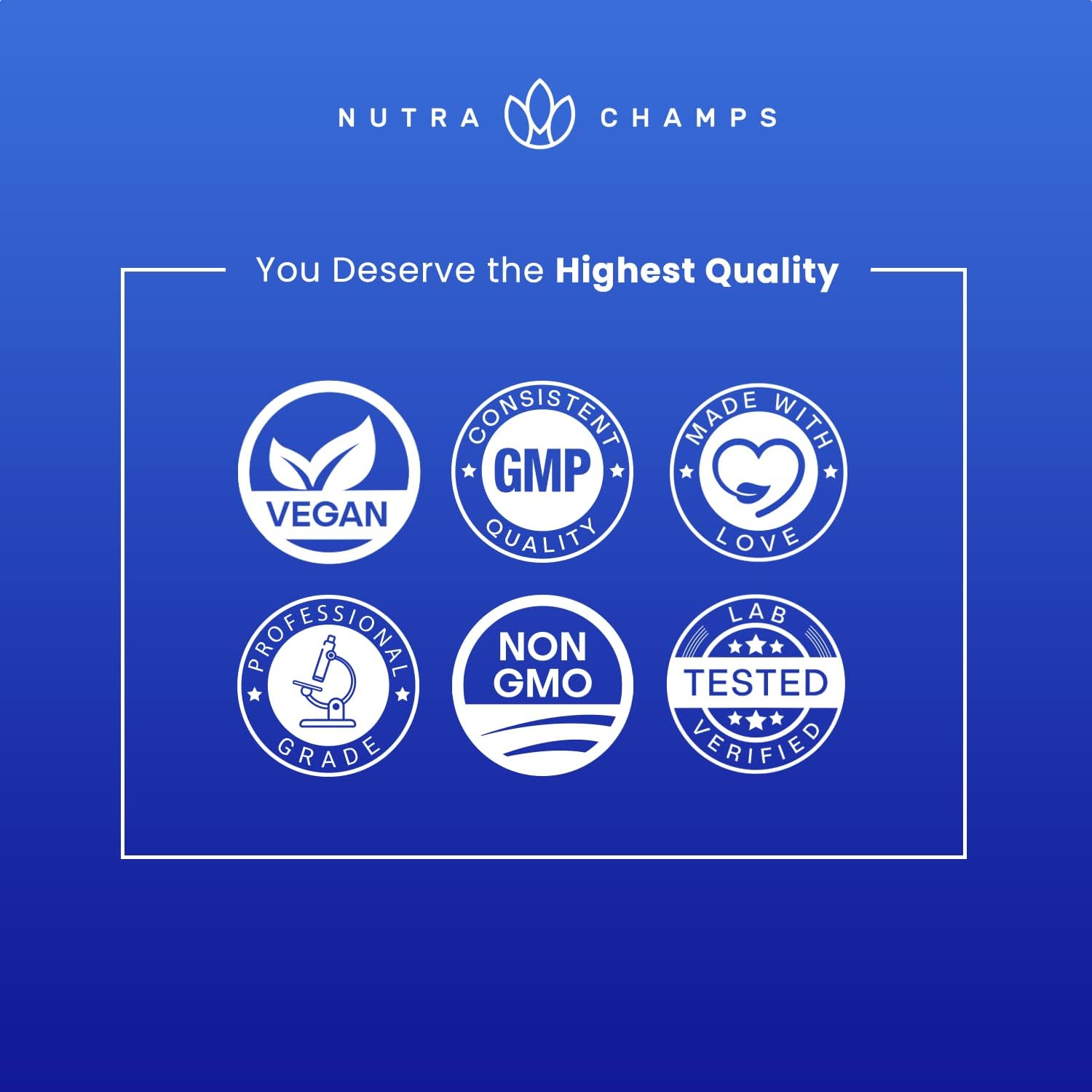 NutraChamps Calm Gummies, Gominolas para el Estrés con Ashwagandha, L-Teanina, GABA, Vitamina B6 y Melisa, Apoyo para el Estado de Ánimo, Concentración y Relajación, Sabor Natural a Baya, 90 Gominolas