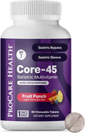 ProCare Health Multivitamínico Bariátrico con Hierro 45mg, 30 Comprimidos Masticables - Sabor a Ponche de Frutas
